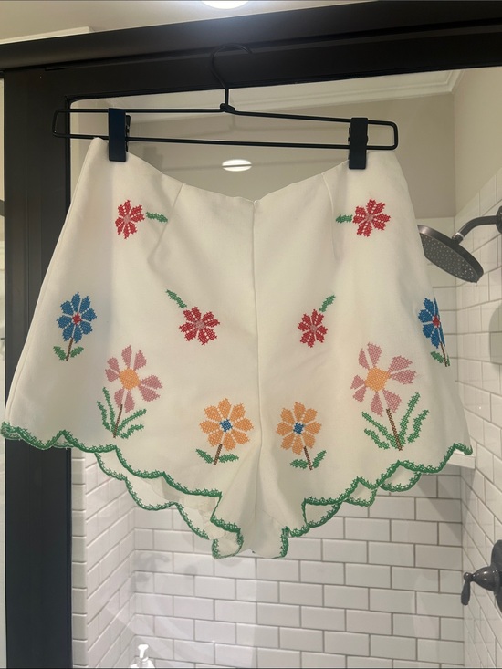 Petal & Pup Pants - Petal & Pup Mable Aaron Embroidered Shorts
